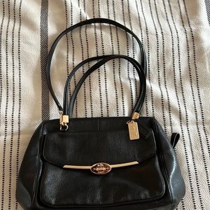 Coach Black Leather Handbag